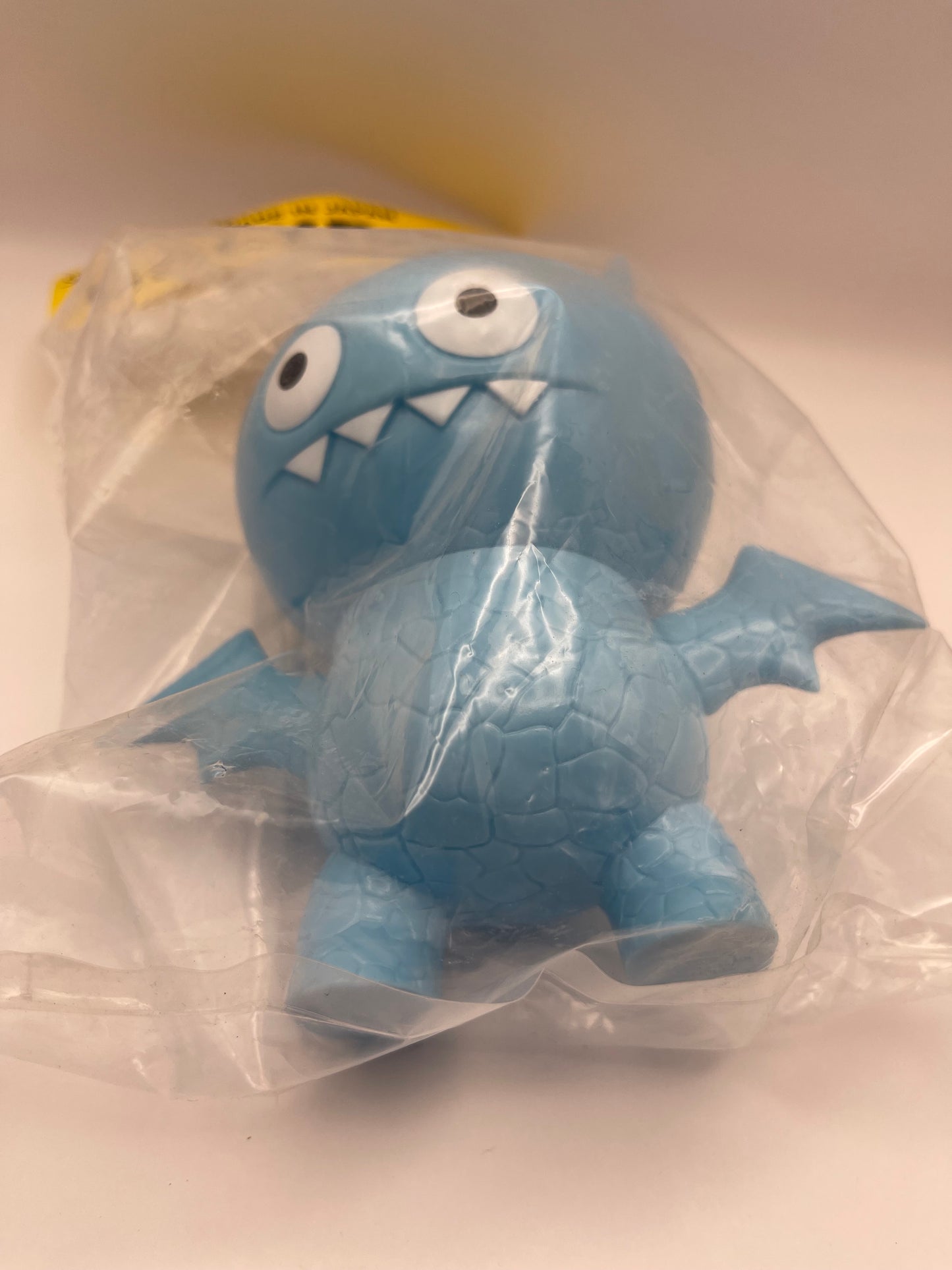 Uglydoll Ice Bat Kaiju Blue Signed Name Card