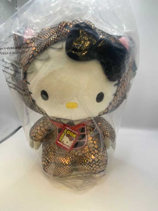 Hello Kitty Cosmos Dinosaur Black Hole Chrome Kaiju Plush