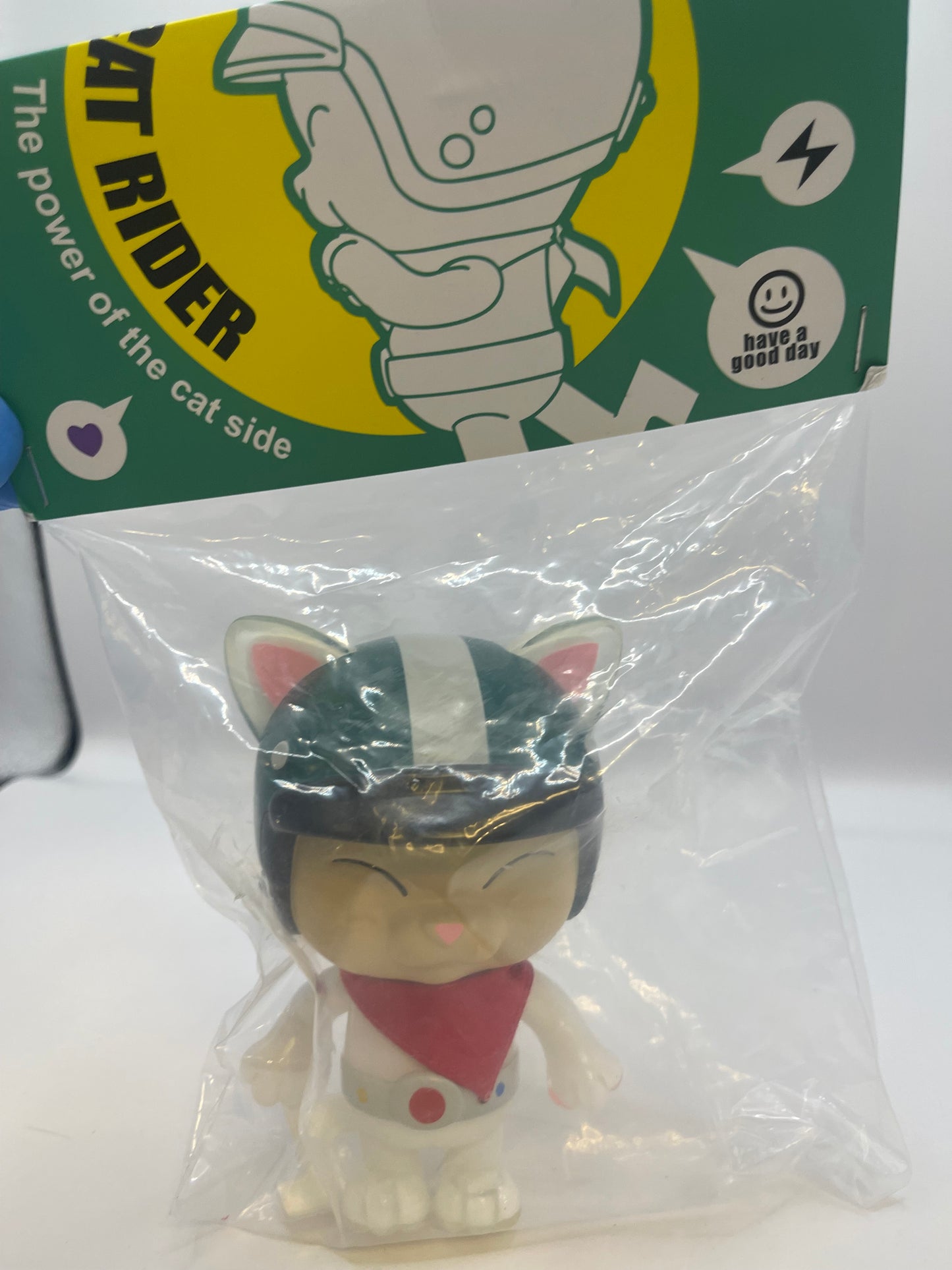 Shon Cat Rider The Little Hut Green  Figure
