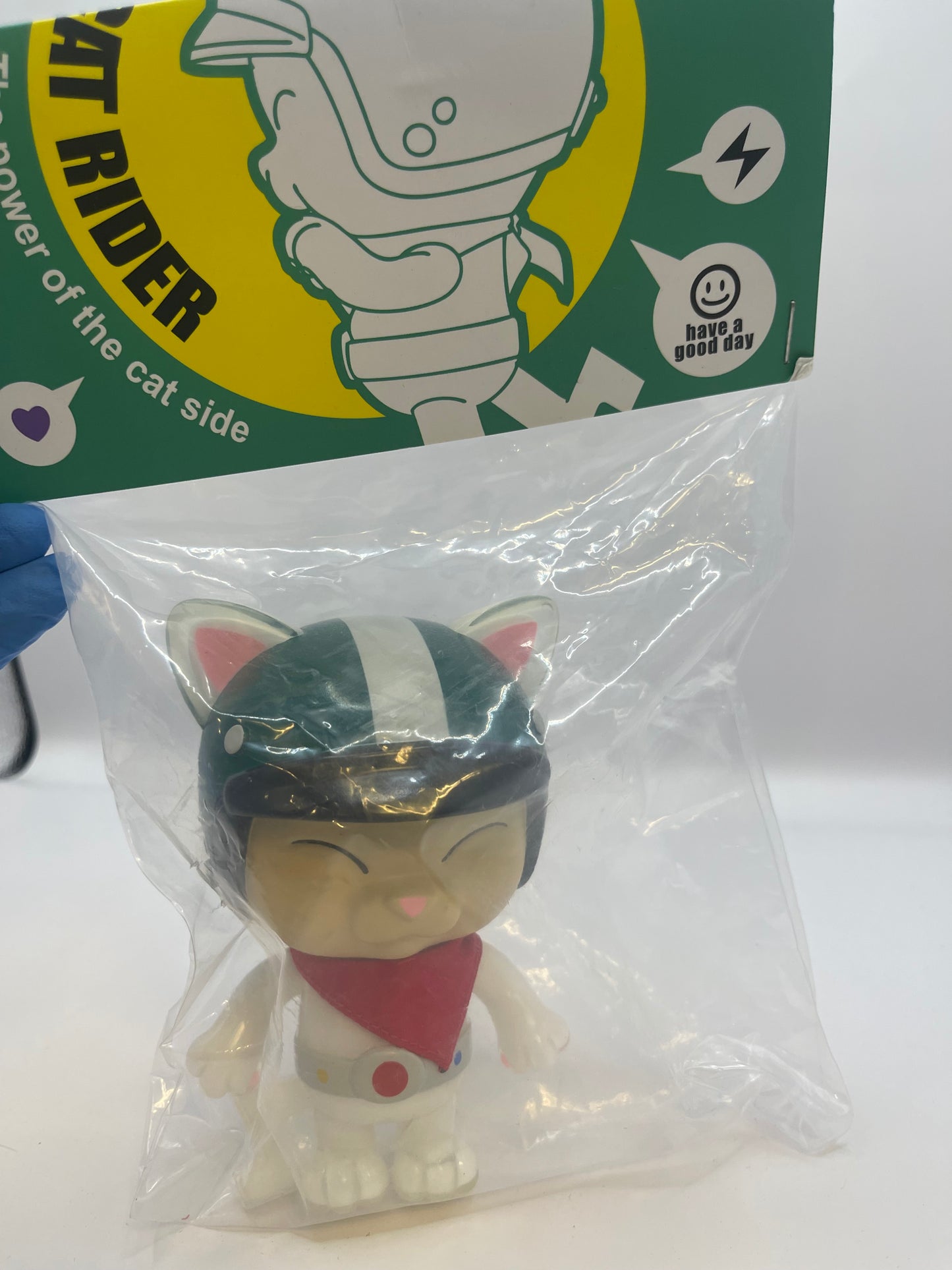 Shon Cat Rider The Little Hut Green  Figure