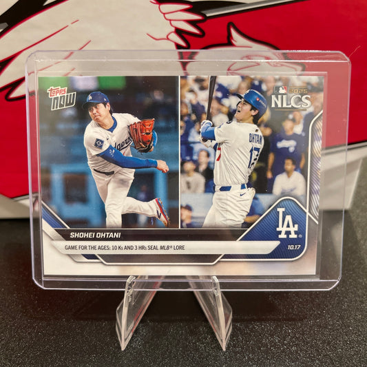 Shohei Ohtani Topps Now #884 NLCS Game 4 - 3 HR & 10 Ks