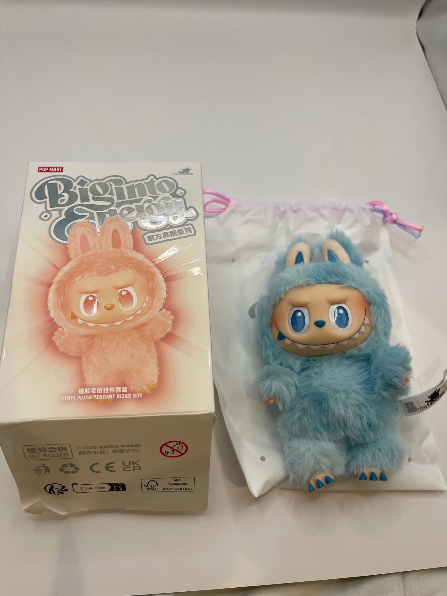 Big Into Energy Labubu Vinyl Plush Pendant
